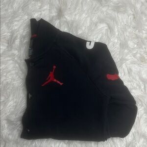 Jordan Varsity Boys Black Jacket with Red Logo